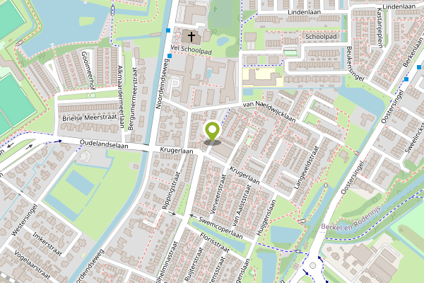 Ambulance-melding op van der Voortstraat, Berkel en Rodenrijs op 26 april, kaart-overzicht