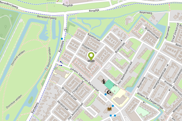 Ambulance-melding op Bernhard Zweersstraat, Ridderkerk op 26 april, kaart-overzicht