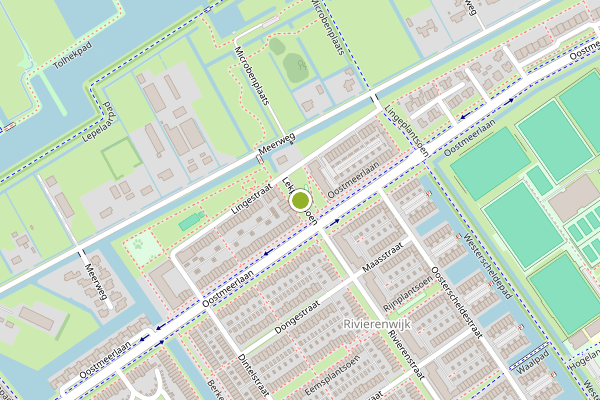Ambulance-melding op Lekplantsoen, Berkel en Rodenrijs op 29 mei, kaart-overzicht