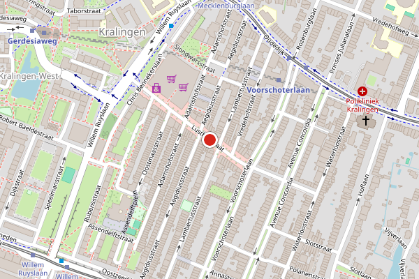 Brandweer-melding op Lusthofstraat, Rotterdam op 29 mei, kaart-overzicht