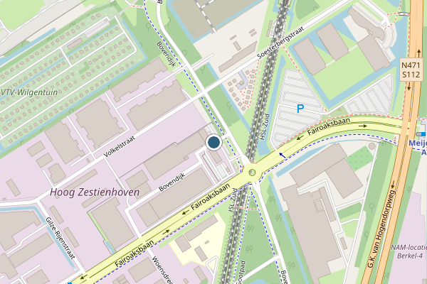 Politie-melding op Bovendijk, Rotterdam op 29 mei, kaart-overzicht