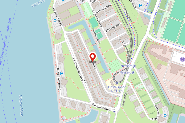 Brandweer-melding op Snelfilterweg, Rotterdam op 28 april, kaart-overzicht