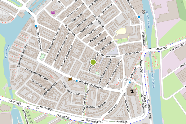 Ambulance-melding op Zuidlandsestraat, Schiedam op 30 mei, kaart-overzicht