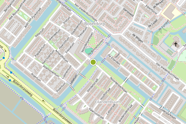 Ambulance-melding op Noorderparklaan, Bergschenhoek op 30 mei, kaart-overzicht