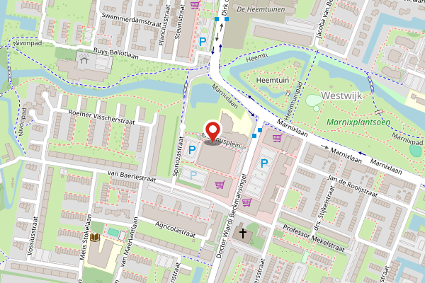 Brandweer-melding op Erasmusplein, Vlaardingen op 28 april, kaart-overzicht