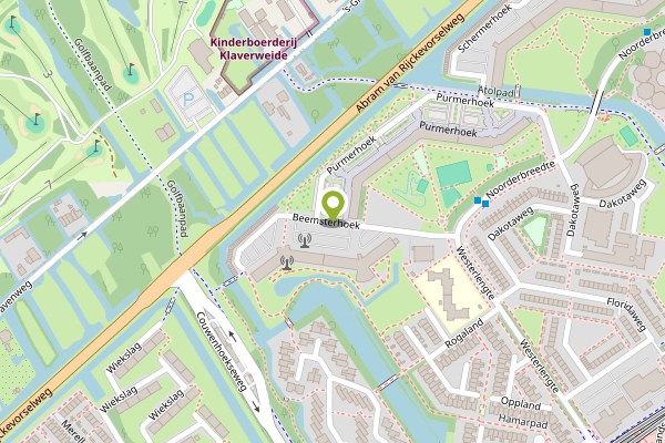 Ambulance-melding op Beemsterhoek, Capelle aan den IJssel op 28 april, kaart-overzicht