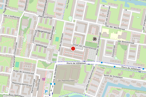 Brandweer-melding op Graaf van Egmondstraat, Vlaardingen op 31 mei, kaart-overzicht