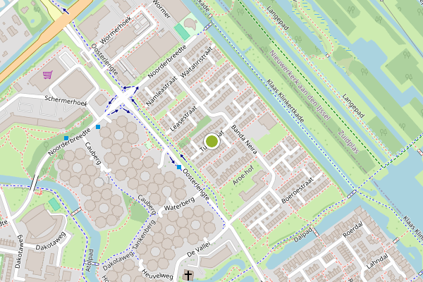 Ambulance-melding op Tualstraat, Capelle aan den IJssel op 31 mei, kaart-overzicht