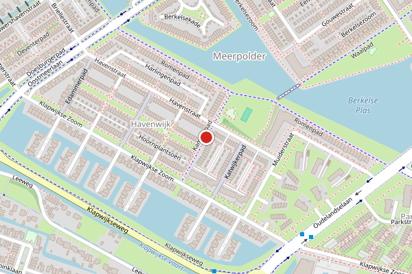 Brandweer-melding op Kamperpad, Berkel en Rodenrijs op 31 mei, kaart-overzicht
