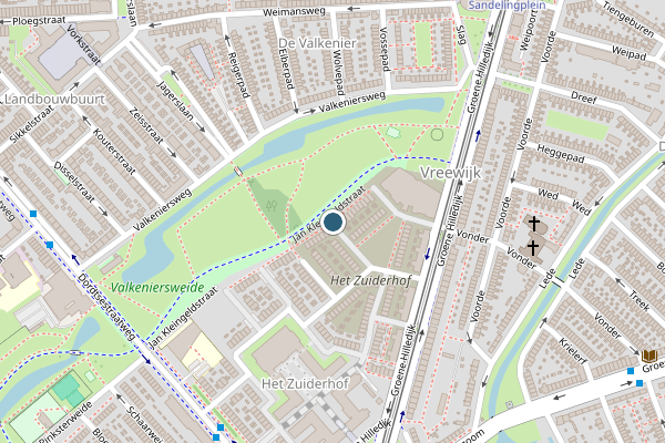 Politie-melding op Jan Kleingeldstraat, Rotterdam op 31 mei, kaart-overzicht