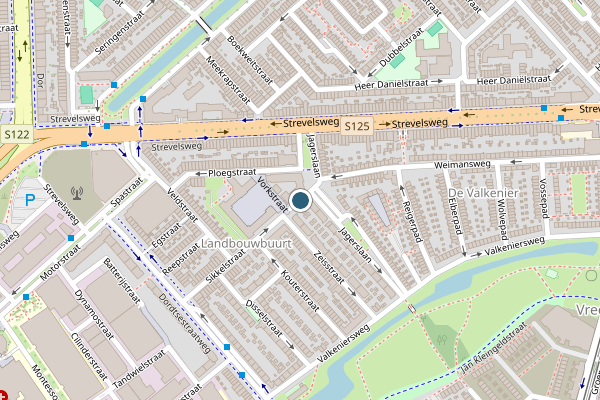 Politie-melding op Sikkelstraat, Rotterdam op 1 juni, kaart-overzicht