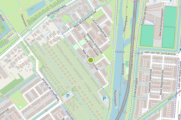 Ambulance-melding op Max Heymansstraat, Rotterdam op 1 juni, kaart-overzicht