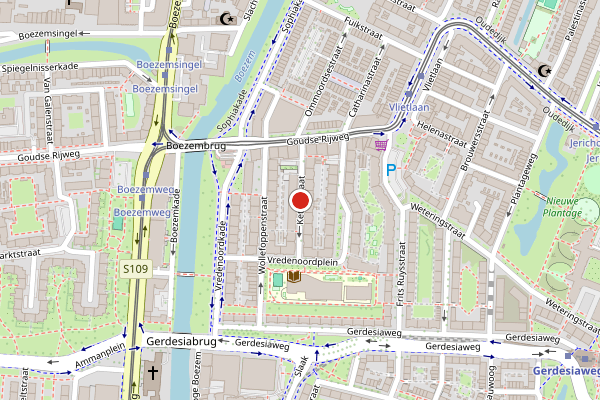 Brandweer-melding op Ketenstraat, Rotterdam op 2 juni, kaart-overzicht