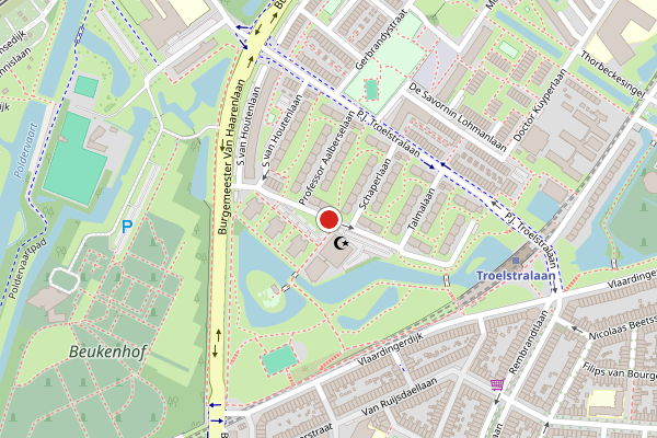 Brandweer-melding op Dr Schaepmansingel, Schiedam op 2 juni, kaart-overzicht