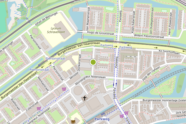 Ambulance-melding op Van Heuven Goedhartstraat, Schiedam op 2 juni, kaart-overzicht