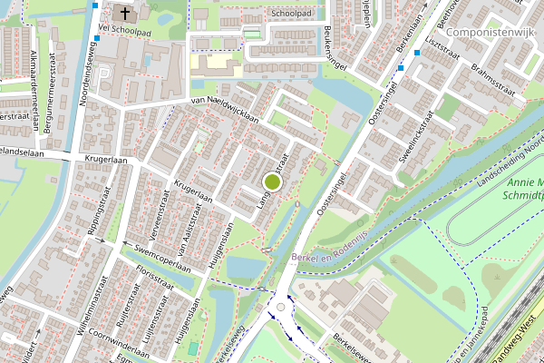 Ambulance-melding op Langeveldstraat, Berkel en Rodenrijs op 2 juni, kaart-overzicht