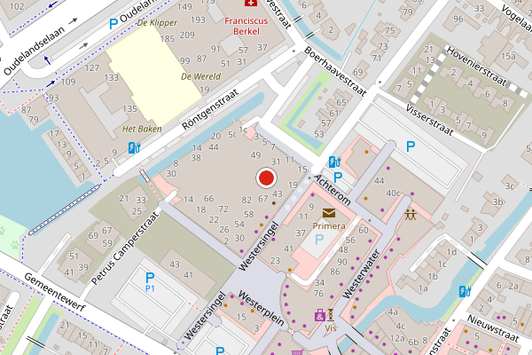 Brandweer-melding op Westersingel, Berkel en Rodenrijs op 3 juni, kaart-overzicht