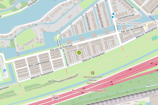 Ambulance-melding op Daan Kagchellandpad, Rotterdam op 3 juni, kaart-overzicht