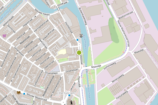 Ambulance-melding op Hoofdstraat, Schiedam op 3 juni, kaart-overzicht