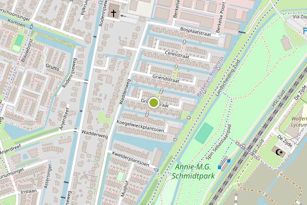 Ambulance-melding op Groedestraat, Berkel en Rodenrijs op 3 juni, kaart-overzicht