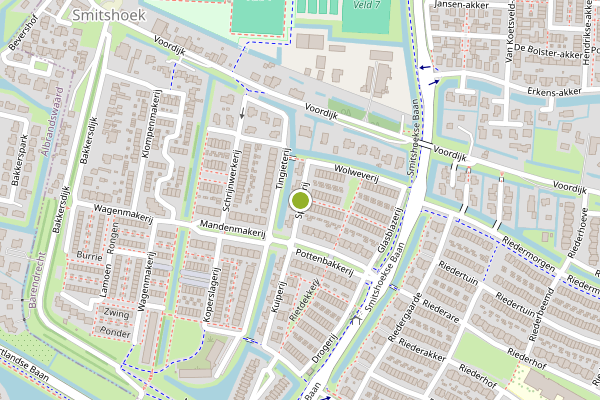 Ambulance-melding op Spinnerij, Barendrecht op 3 juni, kaart-overzicht
