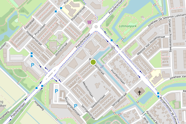 Ambulance-melding op Boksdoornstraat, Ridderkerk op 3 juni, kaart-overzicht