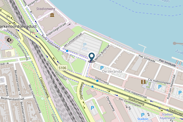 Politie-melding op Cor Kieboomplein, Rotterdam op 30 april, kaart-overzicht
