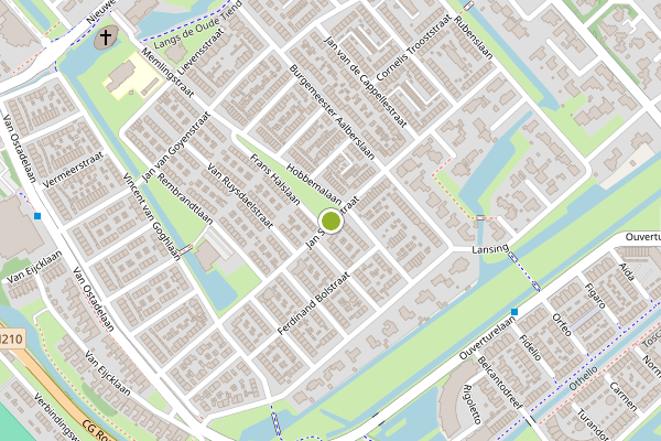 Ambulance-melding op Jan Steenstraat, Krimpen aan den IJssel op 4 juni, kaart-overzicht