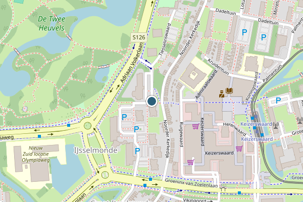 Politie-melding op Ravenswaard, Rotterdam op 4 juni, kaart-overzicht