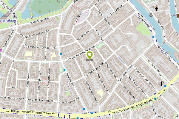 Ambulance + Brandweer samen ter plaatse op Huysmansstraat, Schiedam op 30 april, kaart-overzicht nieuws-bericht