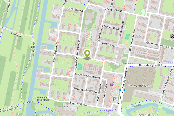 Ambulance-melding op van leeuwenhoekstraat, Vlaardingen op 30 april, kaart-overzicht