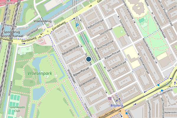 Politie-melding op Statenweg, Rotterdam op 4 juni, kaart-overzicht