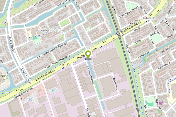 Ambulance-melding op Veilingweg, Berkel en Rodenrijs op 30 april, kaart-overzicht