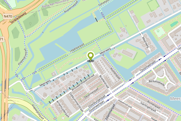 Ambulance-melding op Briellestraat, Berkel en Rodenrijs op 30 april, kaart-overzicht