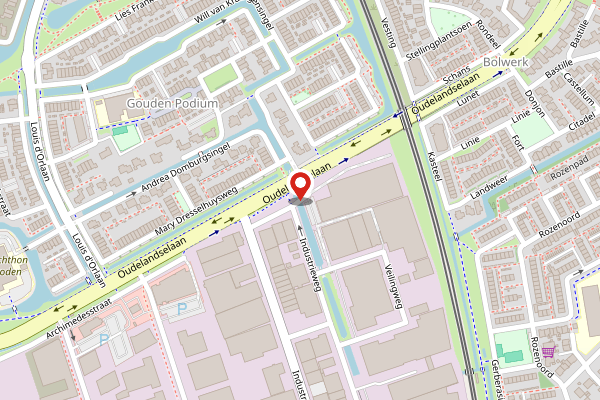 Brandweer-melding op Veilingweg, Berkel en Rodenrijs op 30 april, kaart-overzicht