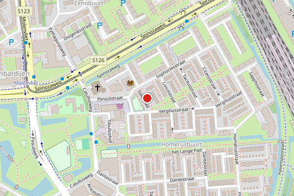 Brandweer-melding op Solonpad, Rotterdam op 4 juni, kaart-overzicht