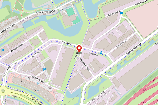 Brandweer-melding op Tolarpad, Ridderkerk op 29 april, kaart-overzicht
