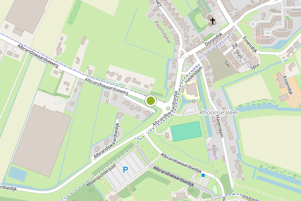Ambulance-melding op Albrandswaardseweg, Poortugaal op 5 juni, kaart-overzicht