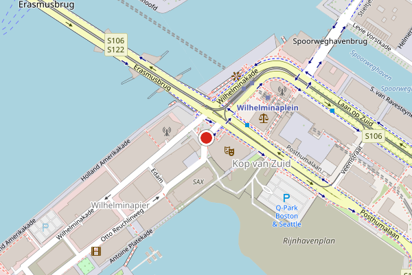 Brandweer-melding op Otto Reuchlinweg, Rotterdam op 5 juni, kaart-overzicht