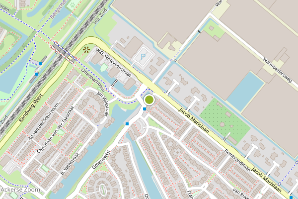 Ambulance-melding op Groeneweg, Bergschenhoek op 5 juni, kaart-overzicht