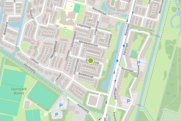 Ambulance-melding op IJsselstraat, Ridderkerk op 5 juni, kaart-overzicht