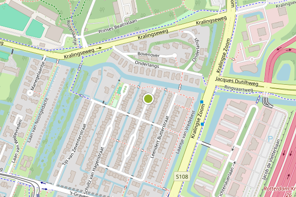 Ambulance-melding op Goosse van der Windstraat, Rotterdam op 5 juni, kaart-overzicht