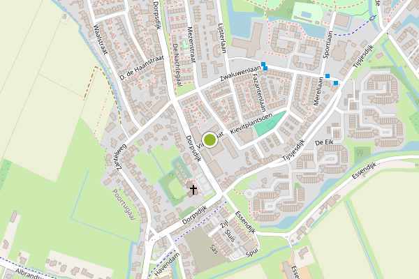 Ambulance-melding op Vinkstraat, Rhoon op 6 juni, kaart-overzicht