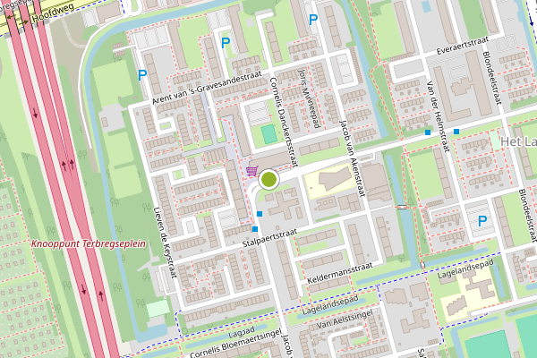 Ambulance-melding op Jacob van Campenplein, Rotterdam op 6 juni, kaart-overzicht