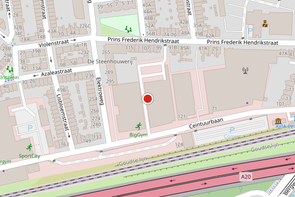 Brandweer-melding op Kruisnetlaan, Hoogvliet op 6 juni, kaart-overzicht