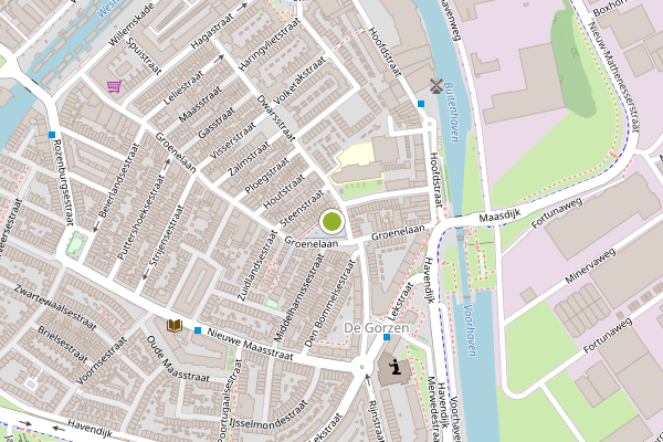 Ambulance-melding op Wilhelminaplein, Schiedam op 6 juni, kaart-overzicht