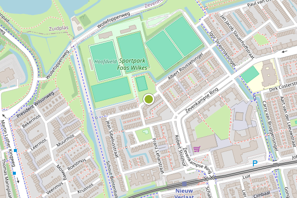Ambulance-melding op George Gershwinstraat, Rotterdam op 6 juni, kaart-overzicht