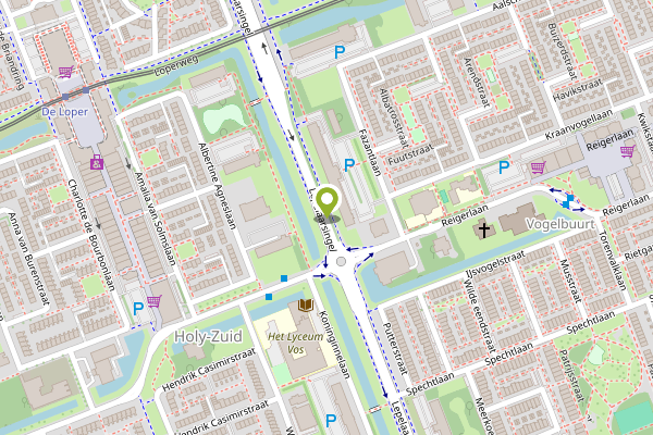 Ambulance-melding op Lepelaarsingel, Vlaardingen op 1 mei, kaart-overzicht