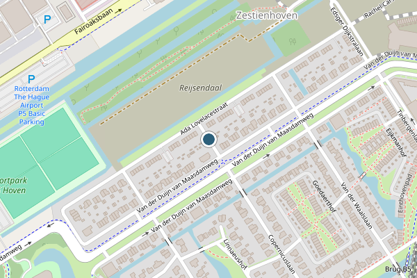 Politie-melding op Alan Turingstraat, Rotterdam op 7 juni, kaart-overzicht
