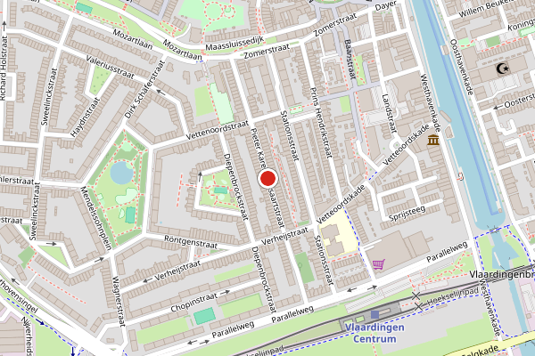 Brandweer-melding op Pieter Karel Drossaartstraat, Vlaardingen op 7 juni, kaart-overzicht